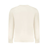 Beige Cotton Men Sweater
